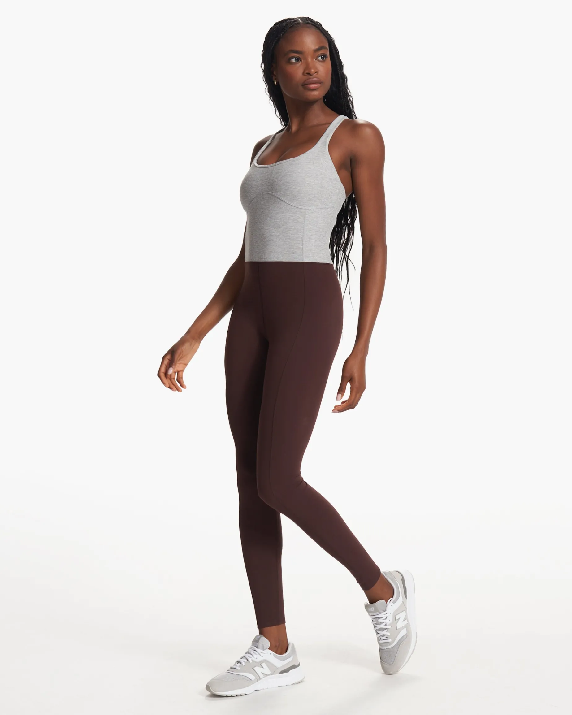 Colorblock Corset Jumpsuit