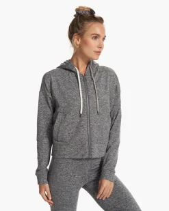 Granite Cropped Hoodie
