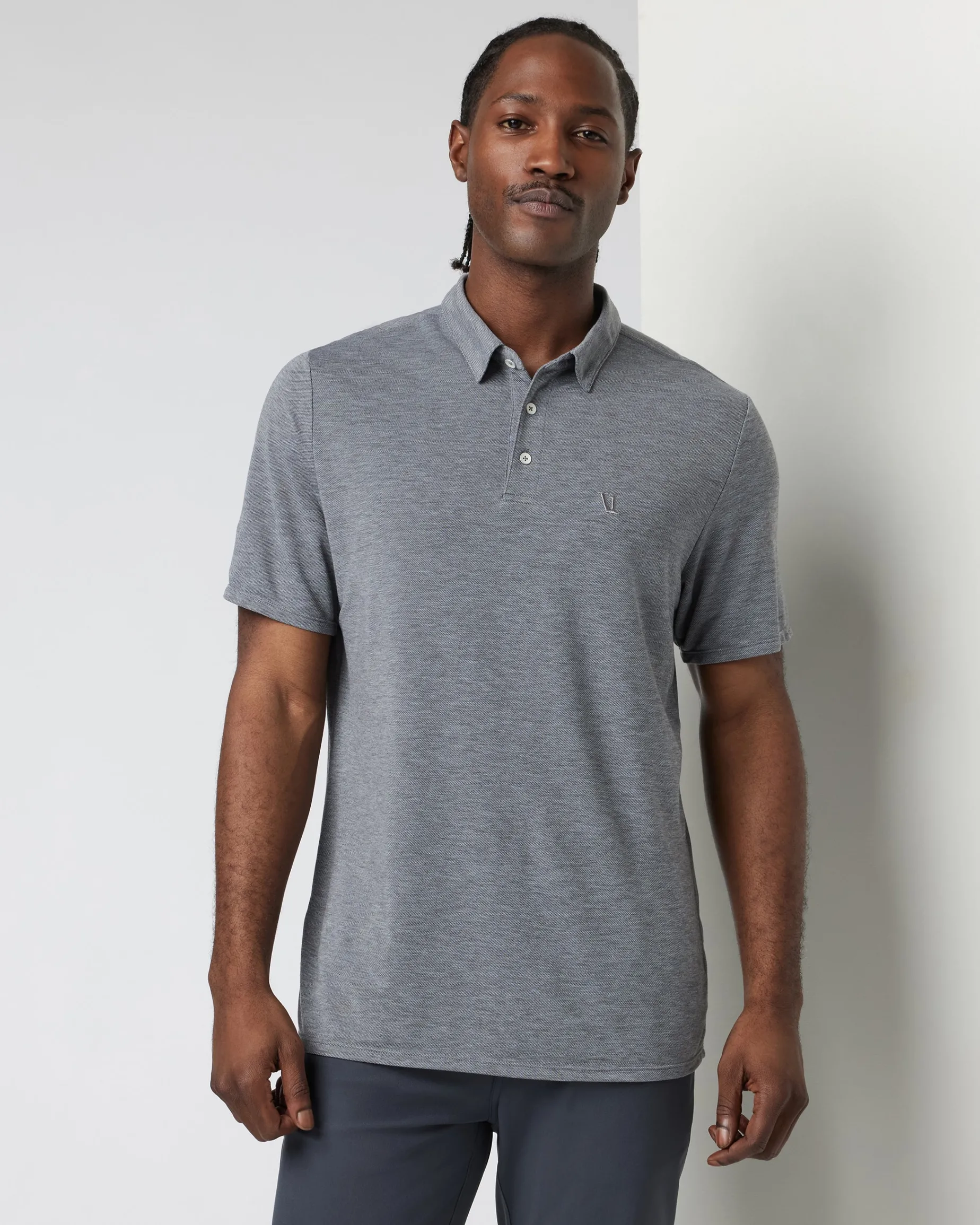 Knit Twill Polo
