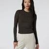 Long Sleeve Halo Ruched Tee