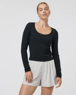 Long Sleeve Plie Top