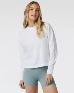 Long Sleeve Sunset Mock Tee