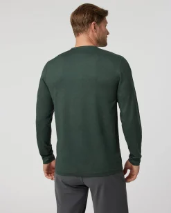 Long-Sleeve Ease Performance Henley