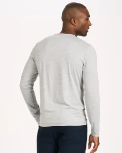 Long-Sleeve Ease Performance Henley