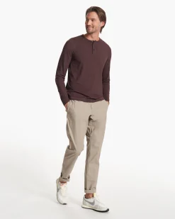 Long-Sleeve Ease Performance Henley