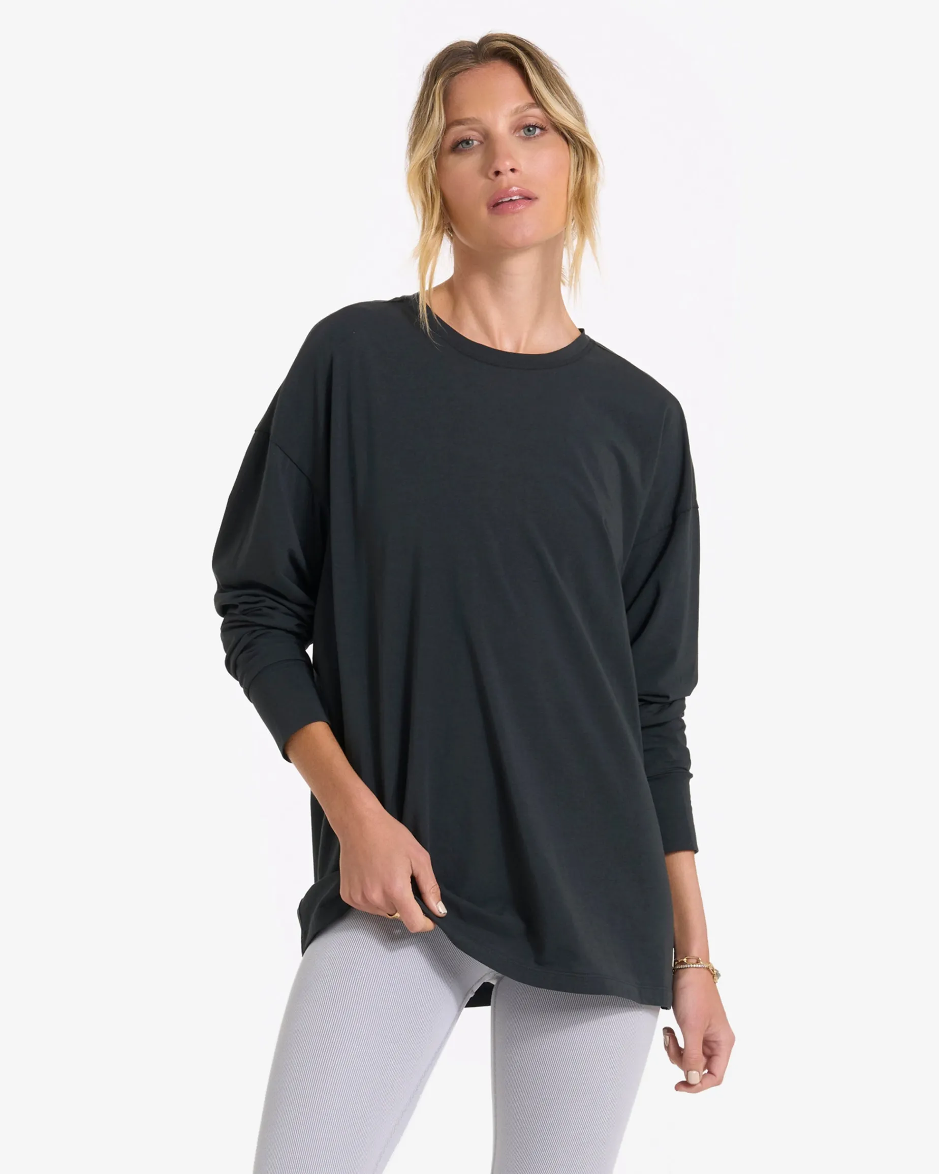 Long-Sleeve Feather Tee