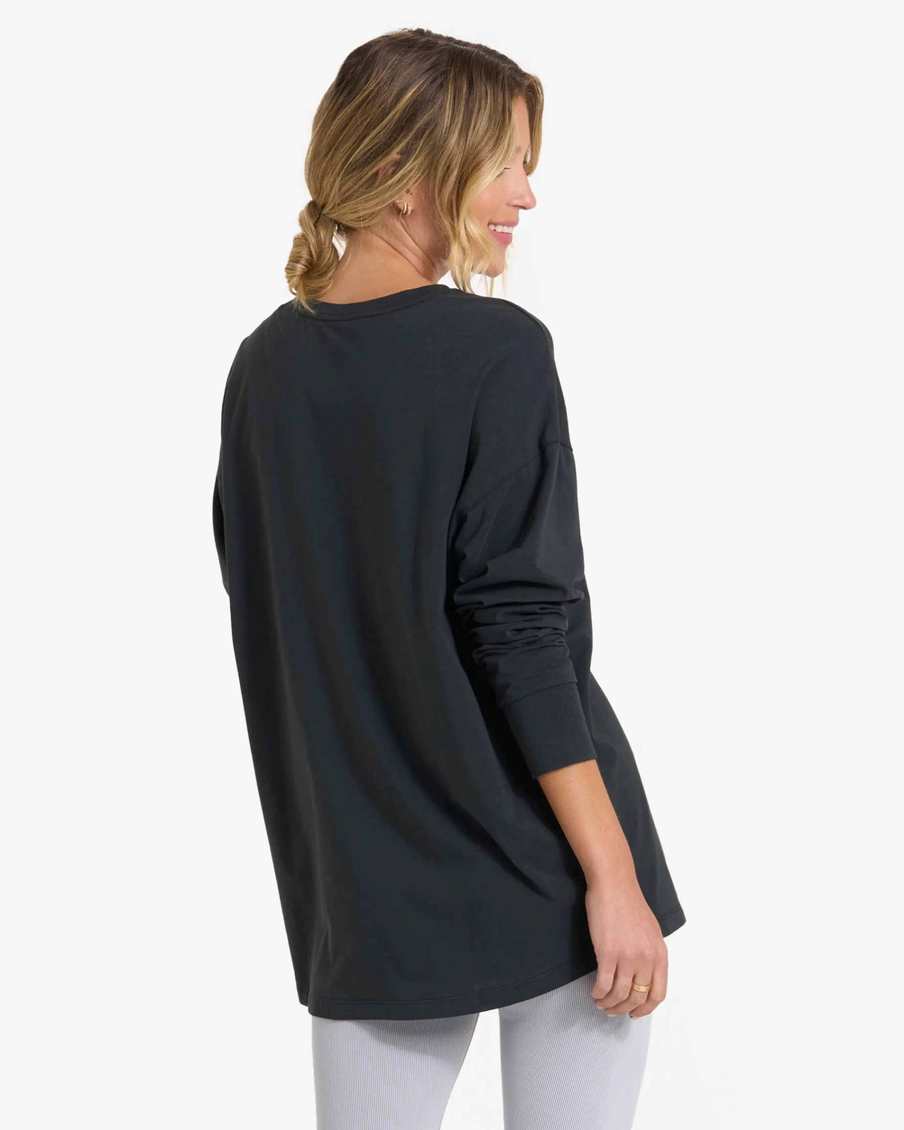 Long-Sleeve Feather Tee