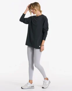 Long-Sleeve Feather Tee