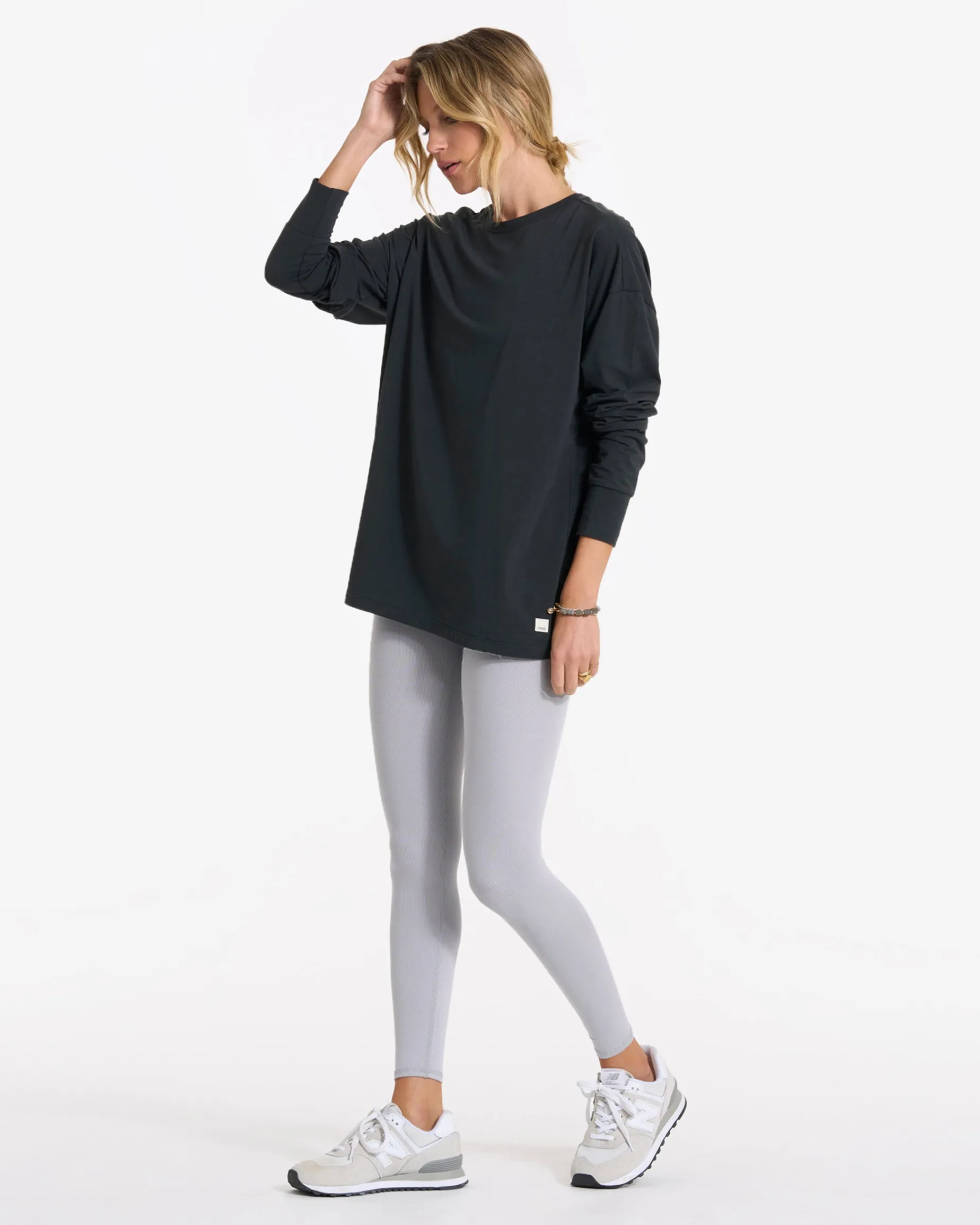Long-Sleeve Feather Tee