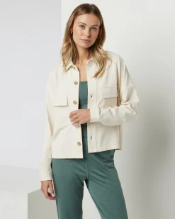 Mackenzie Cropped Shirt Jacket