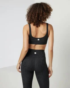 Maze Jacquard Bra