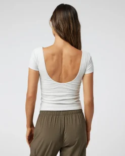 Pose Scoop Back Tee