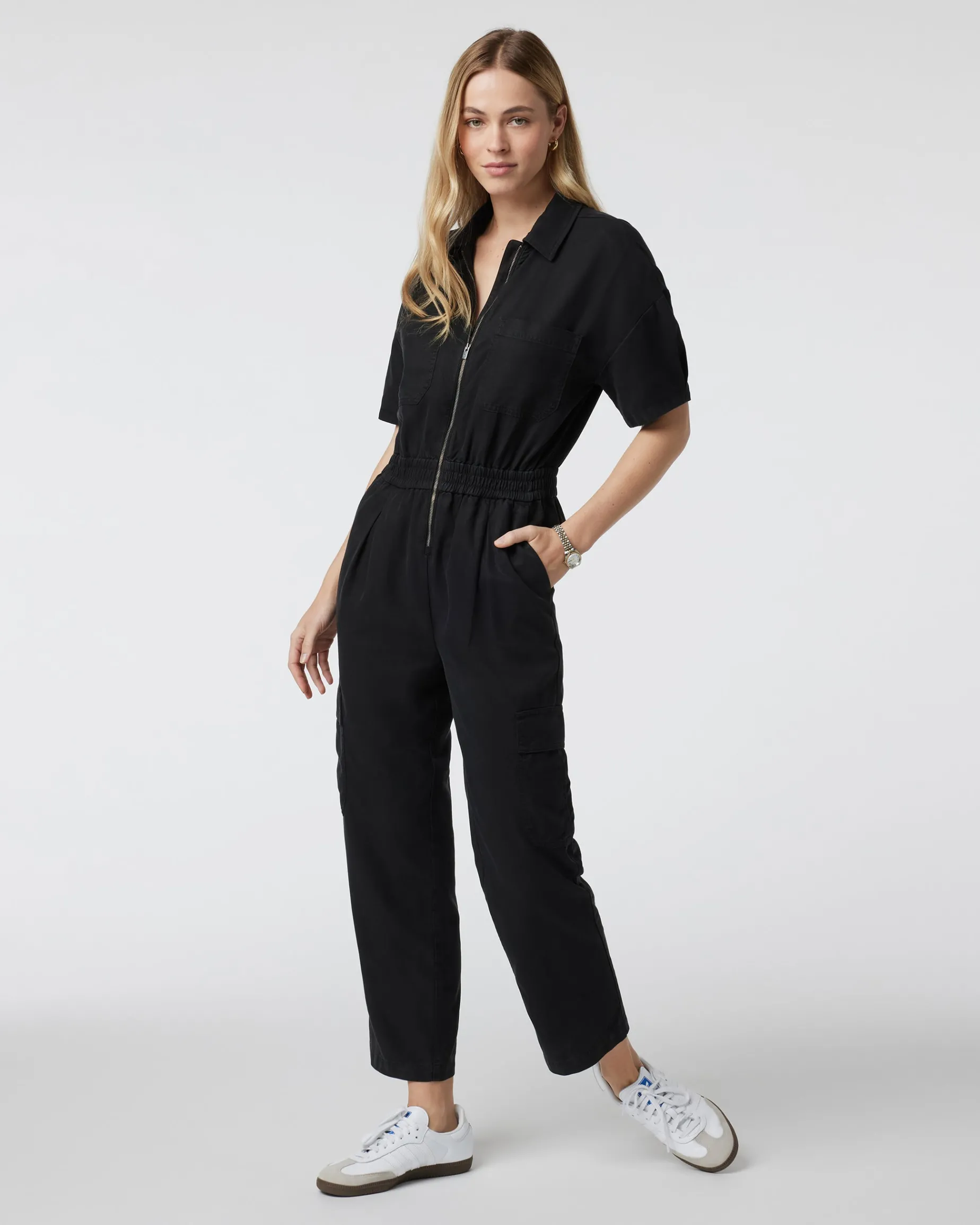 Short Sleeve Coastline Jumpsuit