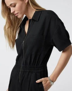 Short Sleeve Coastline Jumpsuit