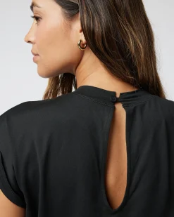 Short Sleeve Lux Crew Jumpsuit