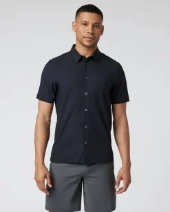 Short Sleeve Manhattan Button Down