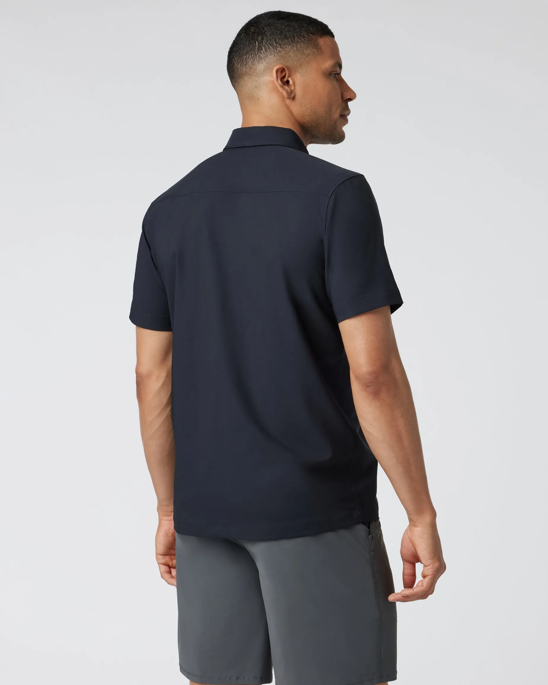Short Sleeve Manhattan Button Down