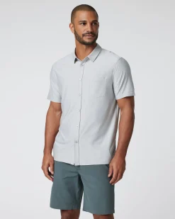 Short Sleeve Strato Button Down