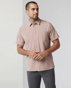 Short-Sleeve Bridge Button Down