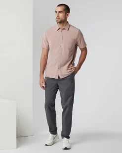 Short-Sleeve Bridge Button Down